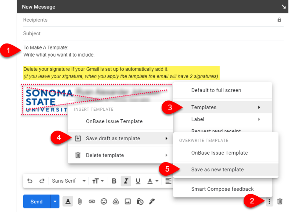 How To Make A Email Template In Gmail Information Technology At 