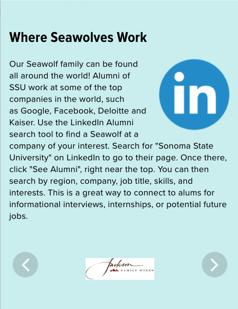 screenshot of the logo carousel on the Career Center homepage, in mobile resolution