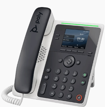 A desktop telephone